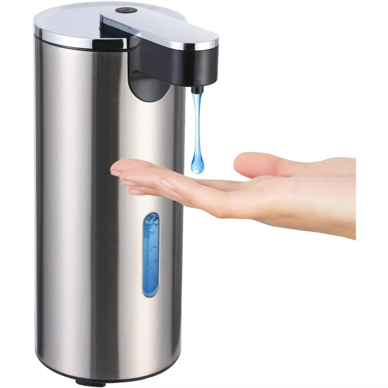 Automatic Soap Dispenser Touchless, 3 Adjustable Volume, Stainless Steel, Water-Resistant for Kitchen Bathroom Hotel School
Automatic Soap Dispenser Touchless, 3 Adjustable Volume, Stainless Steel, Water-Resistant for Kitchen Bathroom Hotel School