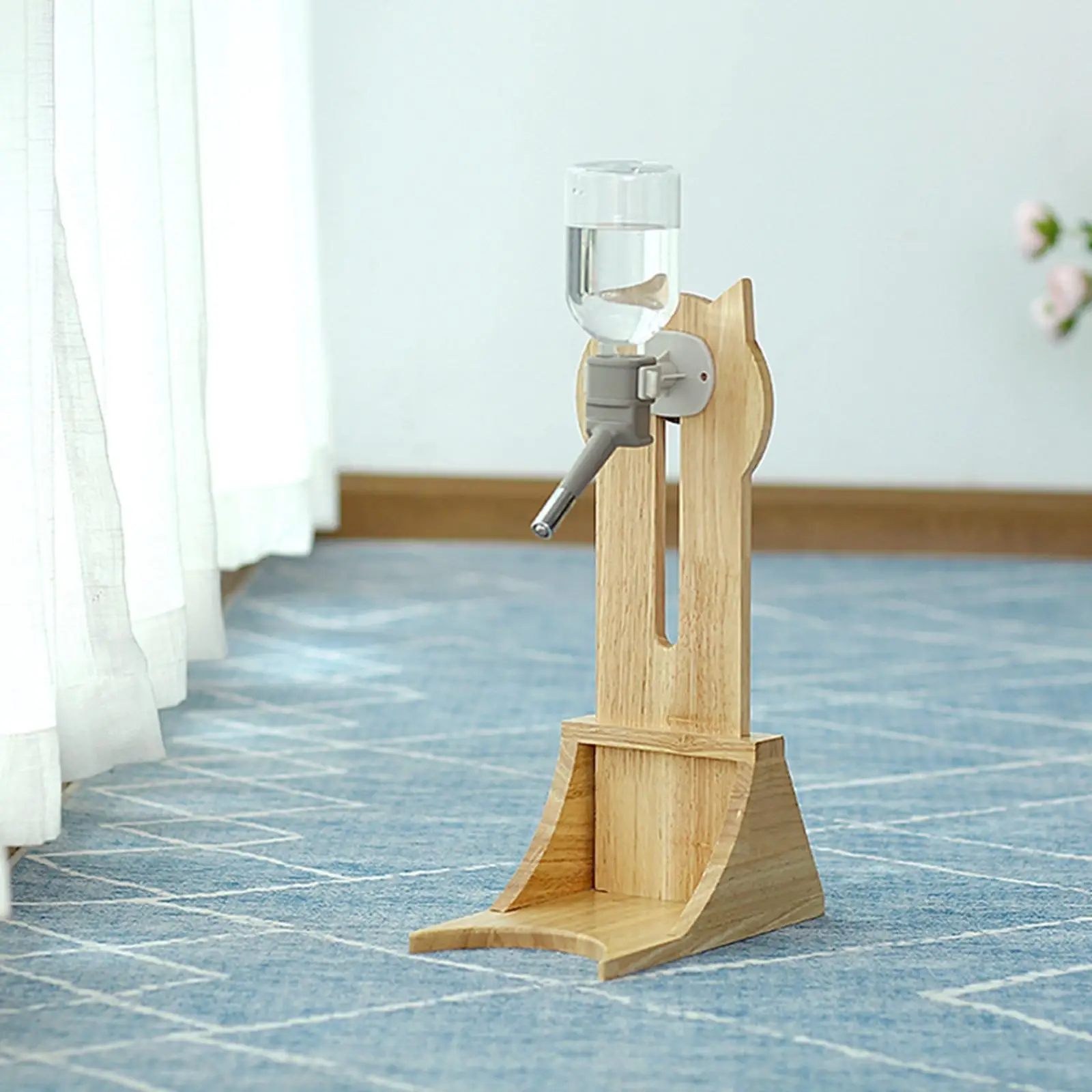 Wooden Pet Feeder Rack Standing Adjustable Water Dispenser Holder for Dog Cat Drinking Fountain Home Supplies
Wooden Pet Feeder Rack Standing Adjustable Water Dispenser Holder for Dog Cat Drinking Fountain Home Supplies