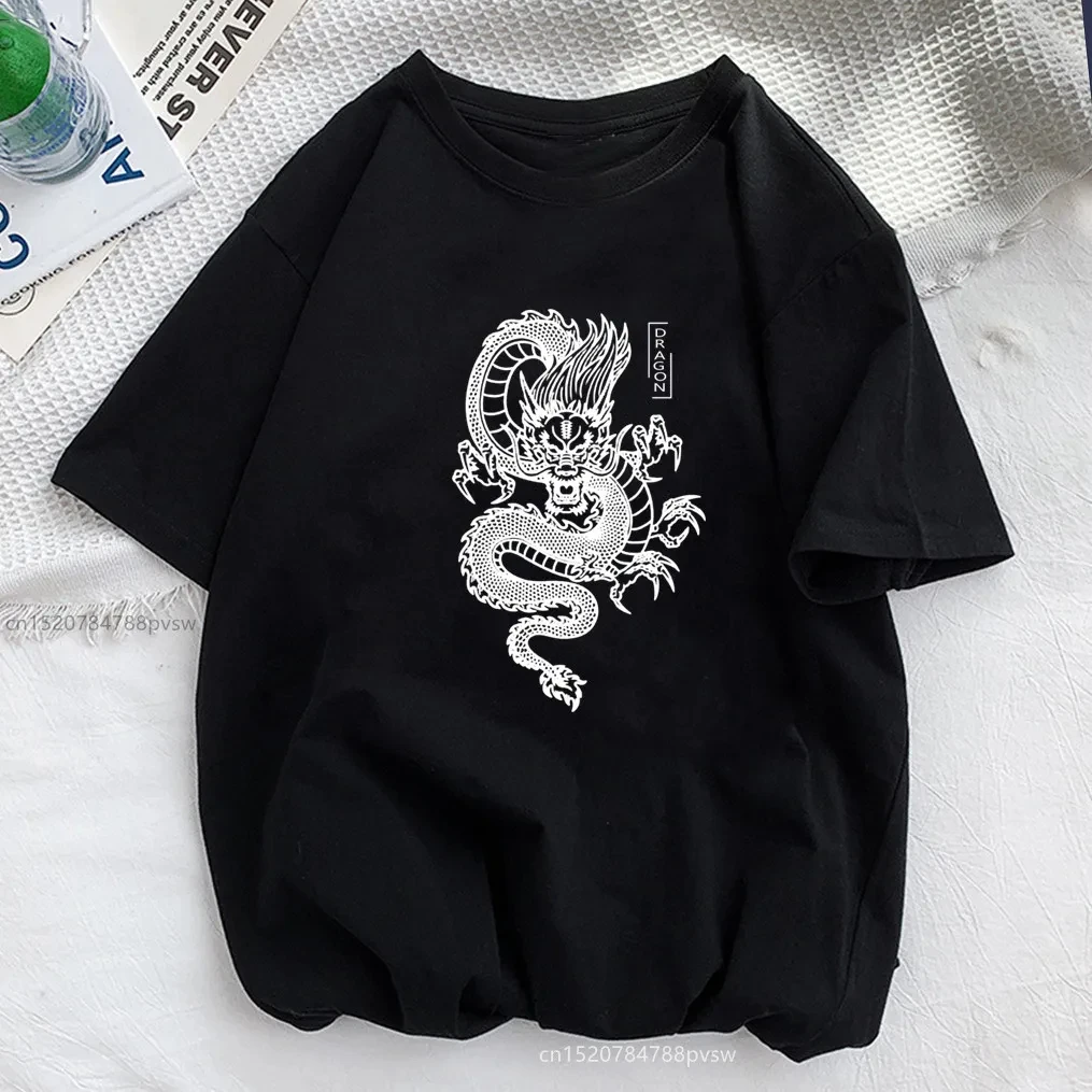 Summer New Dragon Print Women's T-shirt Casual Fun Plus Size Short-sleeved Shirt Vintage Cotton Women's Round Neck Top T-shirt
Summer New Dragon Print Women's T-shirt Casual Fun Plus Size Short-sleeved Shirt Vintage Cotton Women's Round Neck Top T-shirt