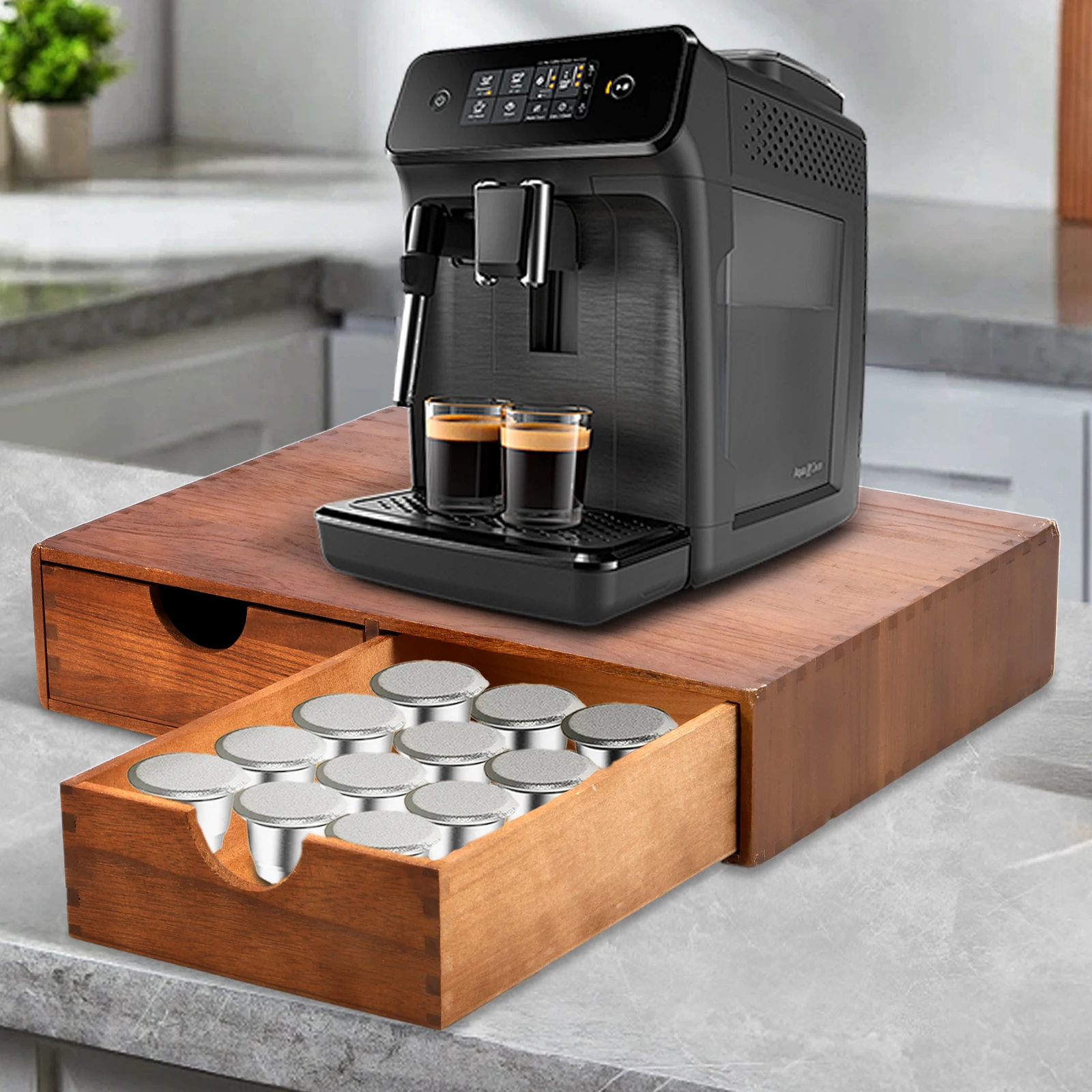 Органайзер для хранения капсул для кофе, ящик, деревянный органайзер для капсул для кофе, держатель для хранения чайных пакетиков, ящик для хранения настольных органайзеров, ящики
Органайзер для хранения капсул для кофе, ящик, деревянный органайзер для капсул для кофе, держатель для хранения чайных пакетиков, ящик для хранения настольных органайзеров, ящики