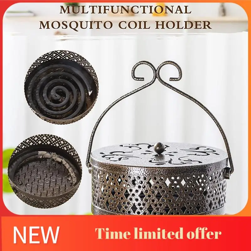 ABRN-4PCS Incense Coil Holder Bronze Retro Portable Hanging Incense Burner Holder With Handle Round Incense Holder
ABRN-4PCS Incense Coil Holder Bronze Retro Portable Hanging Incense Burner Holder With Handle Round Incense Holder