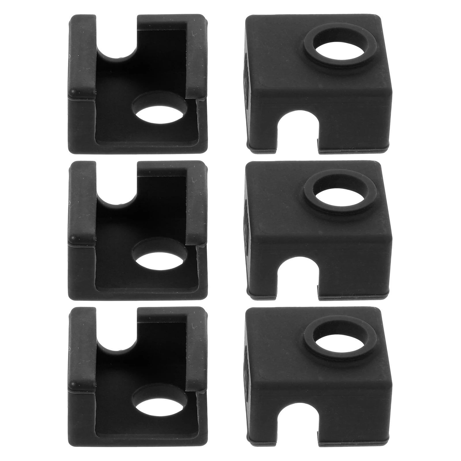 6 Pcs Heated Aluminum Block Silicone Sleeve Protect Cover for 3D Printer Extruder Hot End Parts Heating Accessories
6 Pcs Heated Aluminum Block Silicone Sleeve Protect Cover for 3D Printer Extruder Hot End Parts Heating Accessories