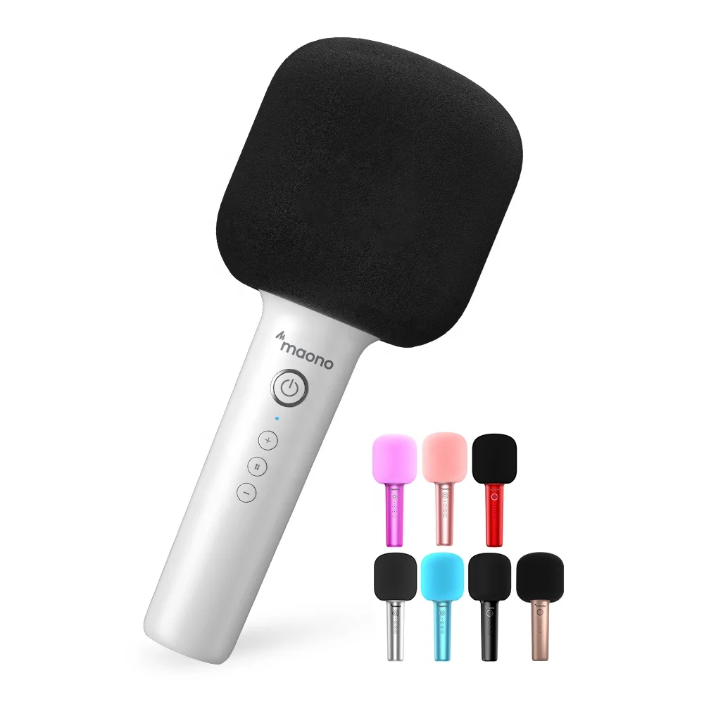MAONO Home KTV Wireless Karaoke Microphones 8 Audio Effect Handheld Mic with Speaker for All Age Christmas Gift Karaoke Mic
MAONO Home KTV Wireless Karaoke Microphones 8 Audio Effect Handheld Mic with Speaker for All Age Christmas Gift Karaoke Mic