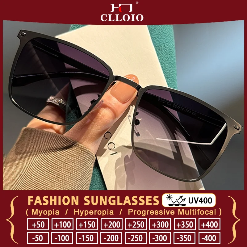 CLLOIO Men Women Square Sunglasses Fashion Eyewear For Summer Beach Travel Driving Vacation Party Myopia Prescription Glasses
CLLOIO Men Women Square Sunglasses Fashion Eyewear For Summer Beach Travel Driving Vacation Party Myopia Prescription Glasses