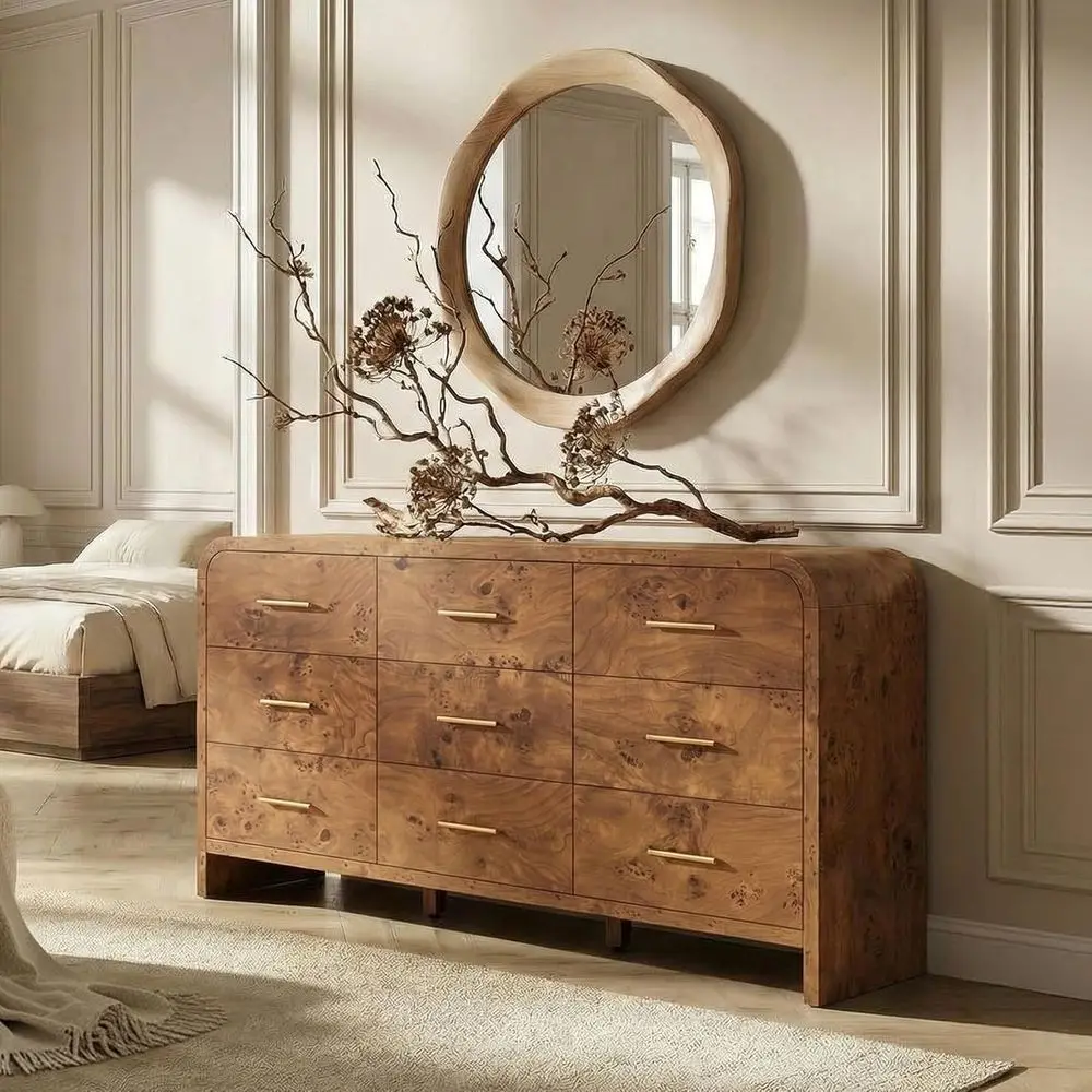 Curved 9-Der Drer or Bedroom, 63" Wide ern Chest o Ders, Vanity Desk TV Stand or Living Room, Closet Storage Ders Organizer urni
Curved 9-Der Drer or Bedroom, 63" Wide ern Chest o Ders, Vanity Desk TV Stand or Living Room, Closet Storage Ders Organizer urni