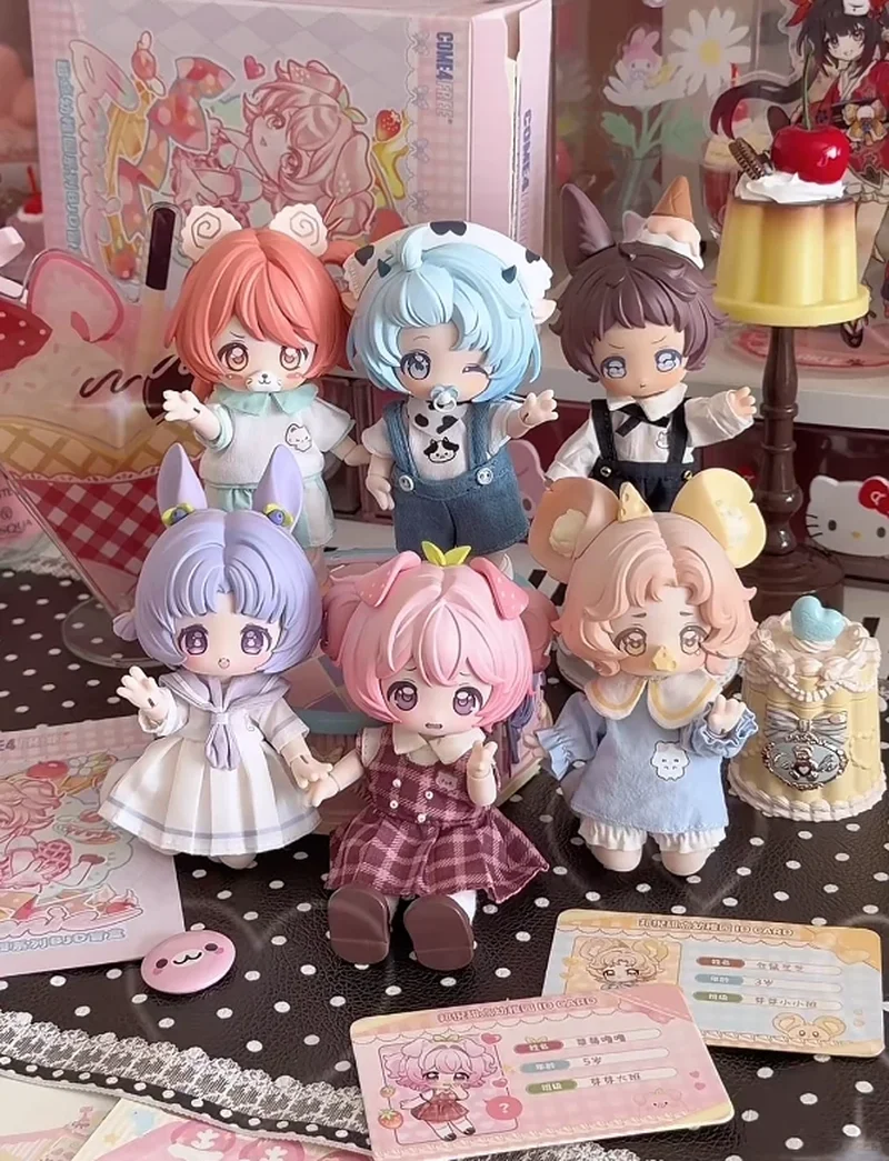 Новинка Launched Come4free, десерт Бонни, серия для детского сада, слепая коробка, 12-точечная подвижная кукла, кукла Bjd, подарочный орнамент
Новинка Launched Come4free, десерт Бонни, серия для детского сада, слепая коробка, 12-точечная подвижная кукла, кукла Bjd, подарочный орнамент