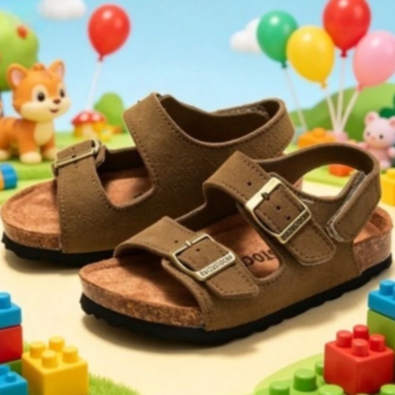 2026 Spring/Summer Children’s Sandal Shoes – Soft Cork Sandaloes for Boys and Girls, Ideal for Beach Use or School Use
2026 Spring/Summer Children’s Sandal Shoes – Soft Cork Sandaloes for Boys and Girls, Ideal for Beach Use or School Use