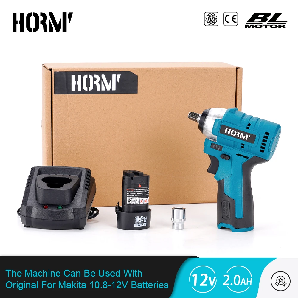Brushless Cordless Electric Screwdriver 120N.m 3/8 Ratchet Wrench Angle Impact Drill Removal Nut Car Repair Tool For Makita 12V
Brushless Cordless Electric Screwdriver 120N.m 3/8 Ratchet Wrench Angle Impact Drill Removal Nut Car Repair Tool For Makita 12V