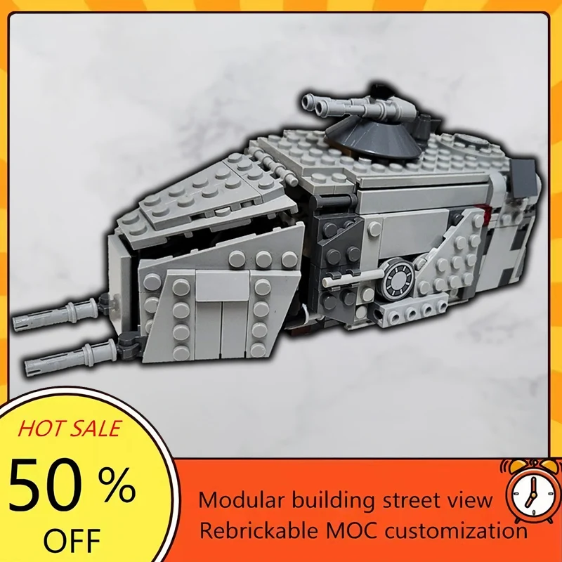 Набор из 291 детали: Популярная модель танка из фильма «Звездные войны», конструктор MOC, модульная технология, подарок на праздник, игрушка для сборки для детей
Набор из 291 детали: Популярная модель танка из фильма «Звездные войны», конструктор MOC, модульная технология, подарок на праздник, игрушка для сборки для детей