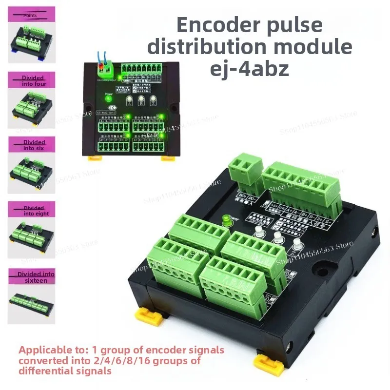 Encoder ABZ Pulse Signal Distribution Modules, Differential Expanders, 1-channel to 2/4/6/8/16 Multi-channel Outputs
Encoder ABZ Pulse Signal Distribution Modules, Differential Expanders, 1-channel to 2/4/6/8/16 Multi-channel Outputs