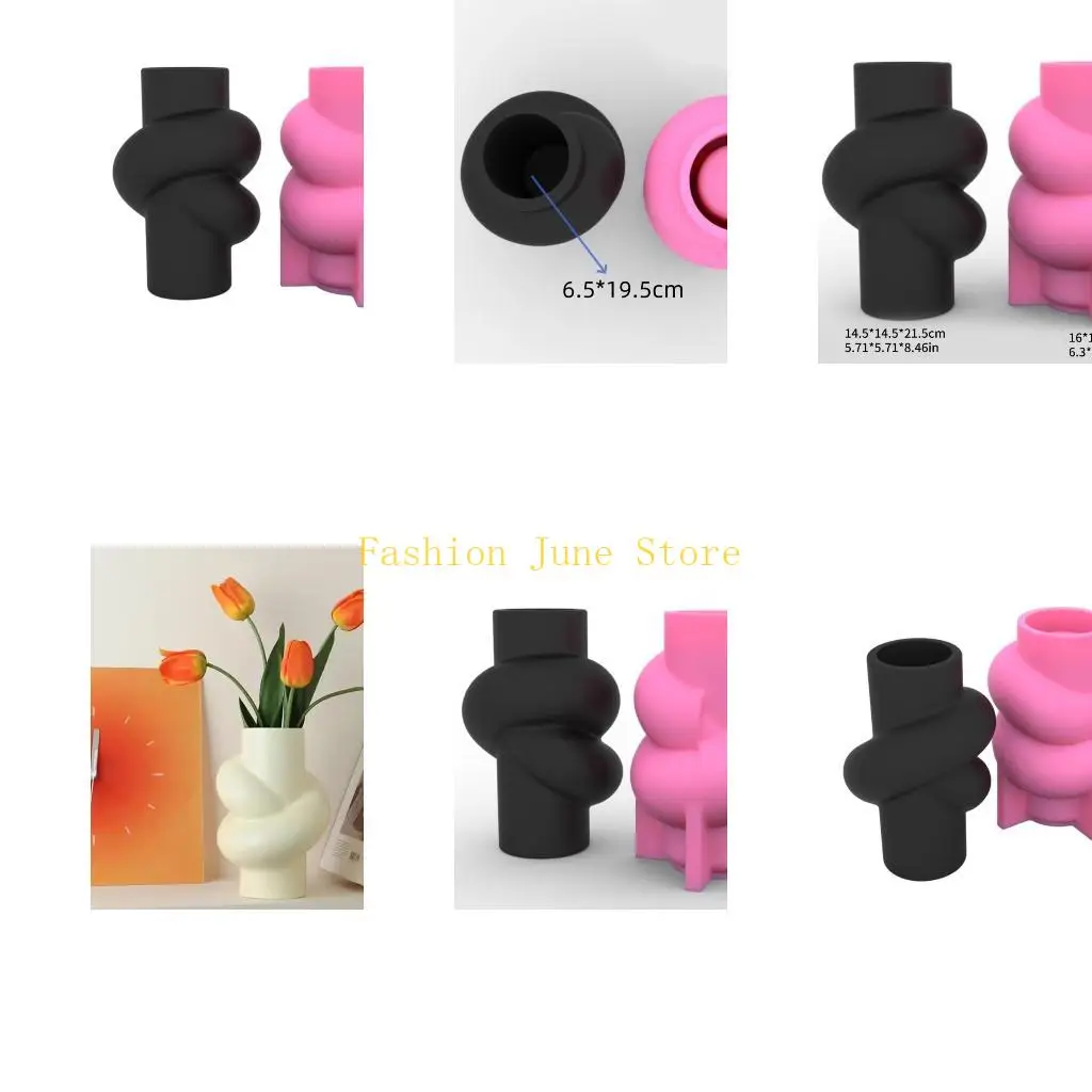 N5KA Pen Holder Resin Mold Twist Knot Flower Vase Ornament Epoxy Mold Home Decoration
N5KA Pen Holder Resin Mold Twist Knot Flower Vase Ornament Epoxy Mold Home Decoration