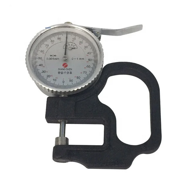 0.001mm SHANG SHEN Mechanical Thickness Meter Dial Thickness Gauge for Paper,Film,Adhesive Tape, Fabric
0.001mm SHANG SHEN Mechanical Thickness Meter Dial Thickness Gauge for Paper,Film,Adhesive Tape, Fabric