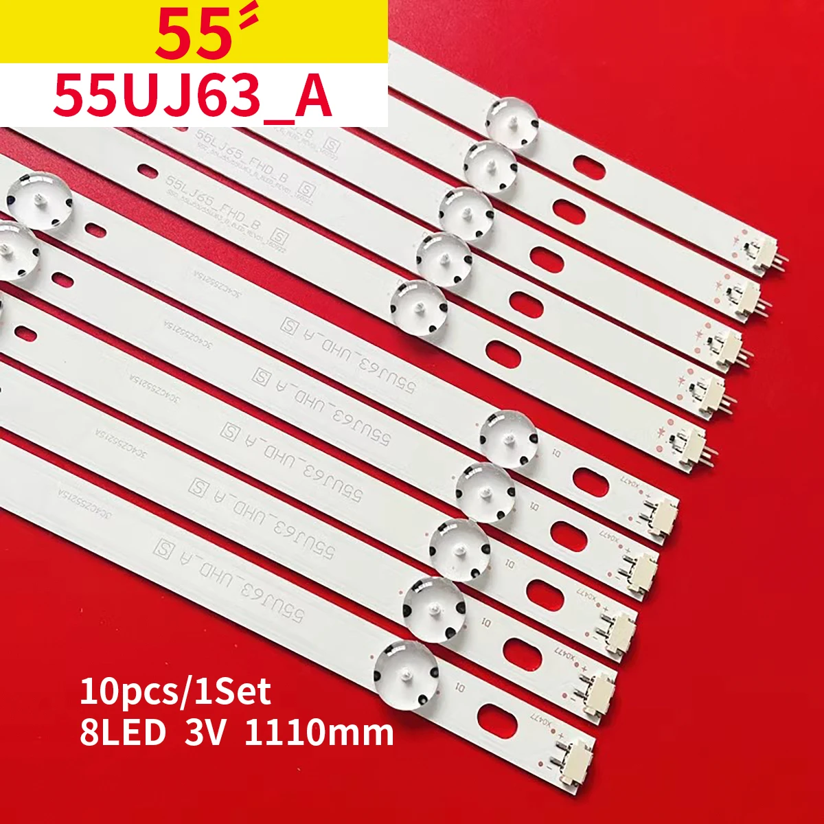 1set LED Backlight Strip For TV 55UK6100 55UJ6300 55UJ6307 55UJ635V 55UJ634V 55UJ630V 55LJ5500 55UJ635 55UJ63_UHD 55LJ55
1set LED Backlight Strip For TV 55UK6100 55UJ6300 55UJ6307 55UJ635V 55UJ634V 55UJ630V 55LJ5500 55UJ635 55UJ63_UHD 55LJ55