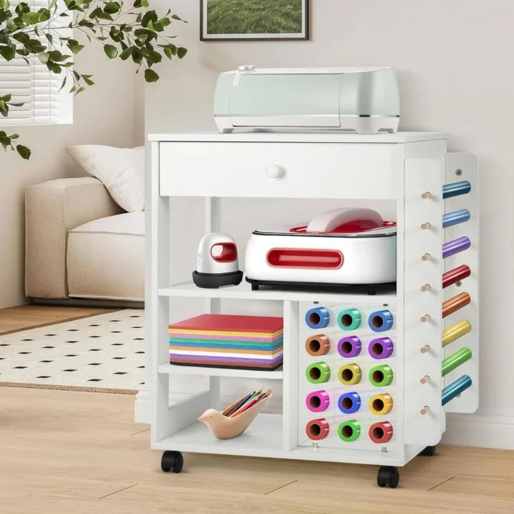 Organizers and Storage Cart, Versatile Rolling Cart with Vinyl Roll Holder Compatible with Cricut Machine Hot selling
Organizers and Storage Cart, Versatile Rolling Cart with Vinyl Roll Holder Compatible with Cricut Machine Hot selling