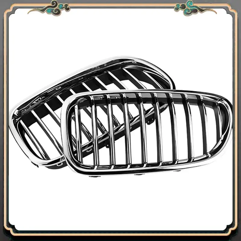 M45K-2Pcs Car Front Hood Kidney Grille Grill Mesh Chrome Racing Grills For BMW 5 Series F10/F11 M5 520I 523I 2014-2017
M45K-2Pcs Car Front Hood Kidney Grille Grill Mesh Chrome Racing Grills For BMW 5 Series F10/F11 M5 520I 523I 2014-2017