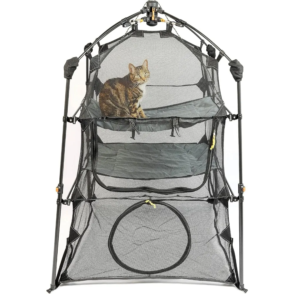 Catio Outdoor Cat Enclosure, (Kitty Katio) for Indoor Cat or Multiple Cats - Portable Tent, Play Tent for Cats, Catio
Catio Outdoor Cat Enclosure, (Kitty Katio) for Indoor Cat or Multiple Cats - Portable Tent, Play Tent for Cats, Catio