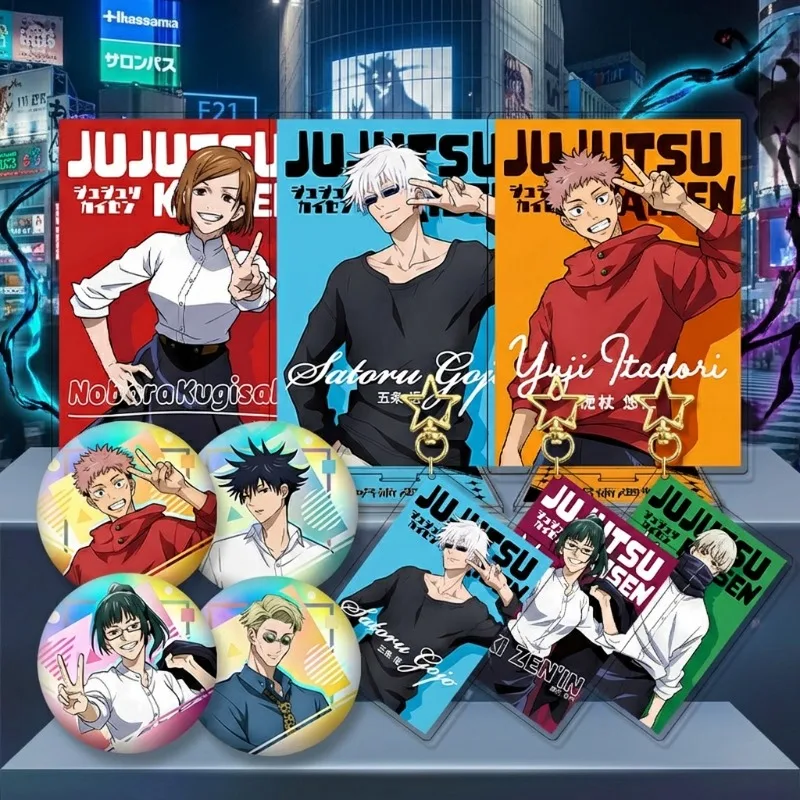 Jujutsu Kaisen Scissor Glove Series Acrylic Stand Keychain Double Flash Badge Gojo Satoru Merchandise Anime Figure Collectible
Jujutsu Kaisen Scissor Glove Series Acrylic Stand Keychain Double Flash Badge Gojo Satoru Merchandise Anime Figure Collectible