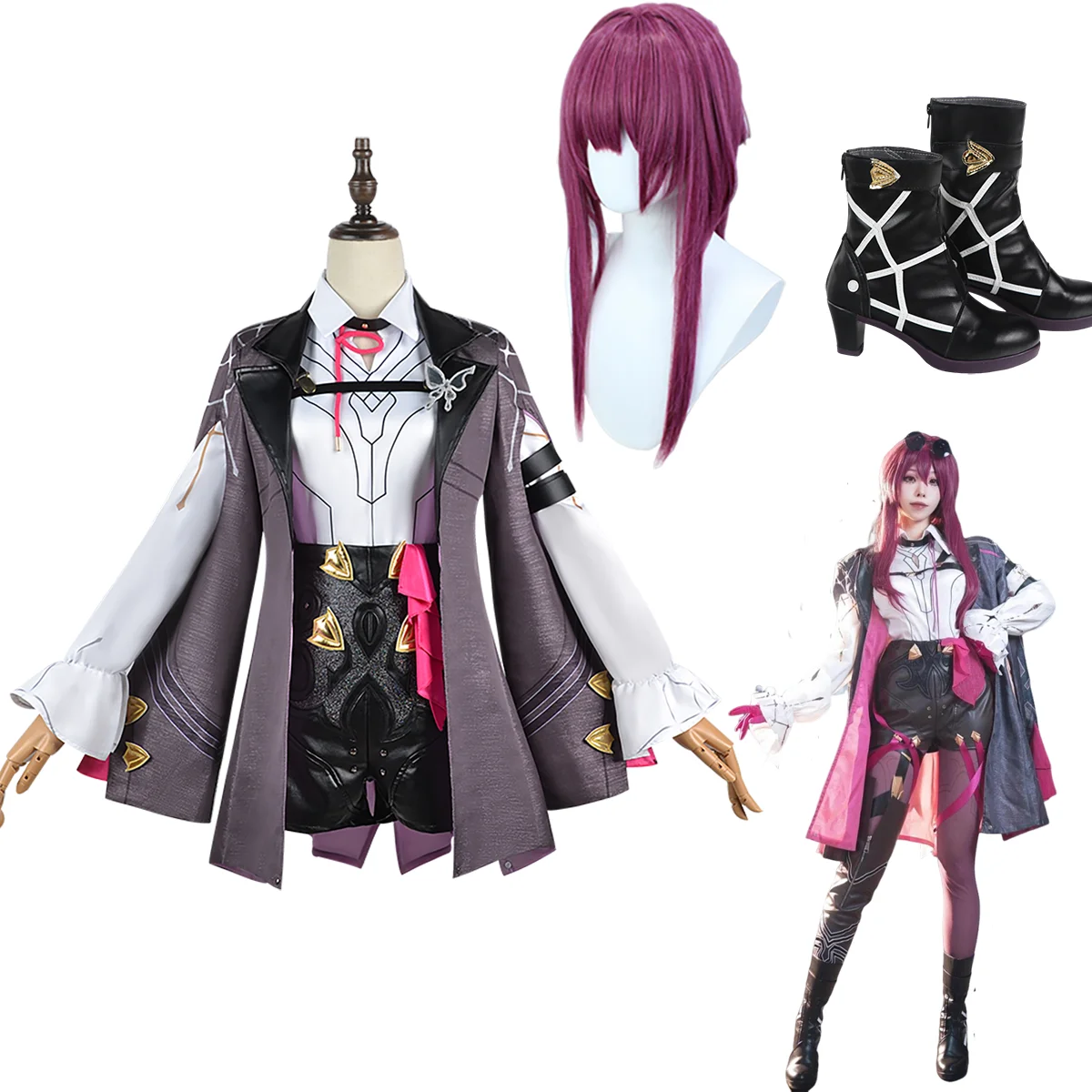Honkai Star Rail Kafka Elegant Gothic Embroidery Dress Yujie Outfit Premium Anime Game Female Cosplay Costume Character Clothing
Honkai Star Rail Kafka Elegant Gothic Embroidery Dress Yujie Outfit Premium Anime Game Female Cosplay Costume Character Clothing