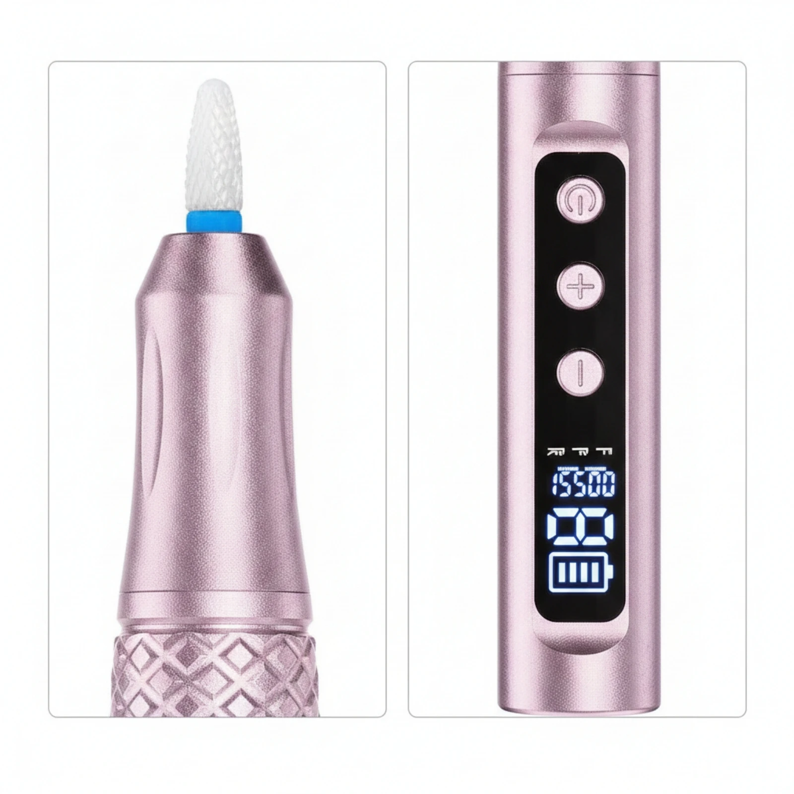 Pen-Style Nail Drill Handheld Nail Drill with Grinding Bit Electric File Compact Lightweight for Beginners, Home Manicure
Pen-Style Nail Drill Handheld Nail Drill with Grinding Bit Electric File Compact Lightweight for Beginners, Home Manicure