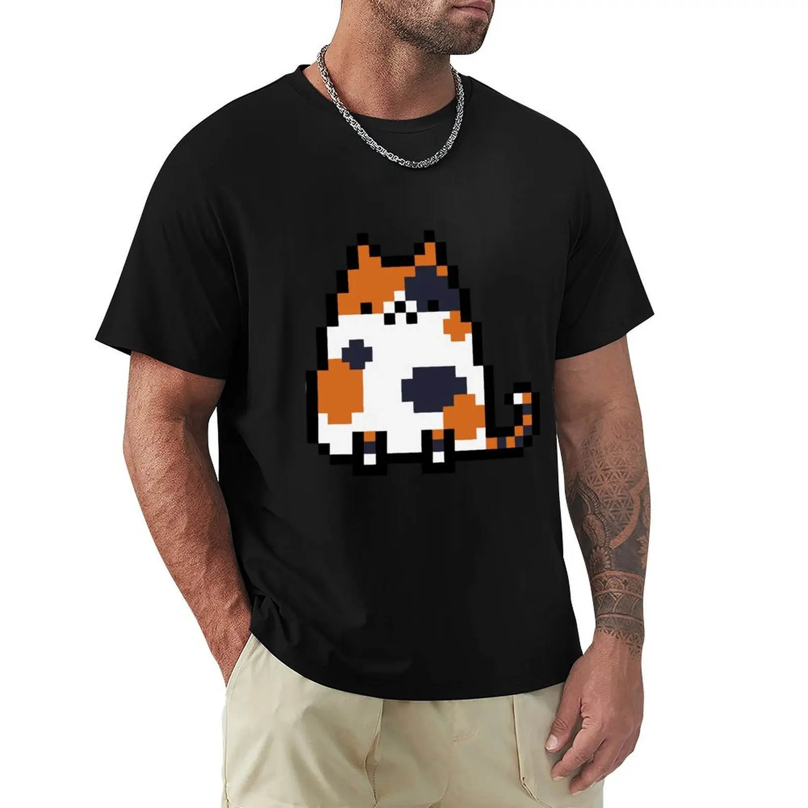Pixel Cat (Calico) T-Shirt Aesthetic clothing oversized t shirt hippie clothes Short sleeve tee men
Pixel Cat (Calico) T-Shirt Aesthetic clothing oversized t shirt hippie clothes Short sleeve tee men