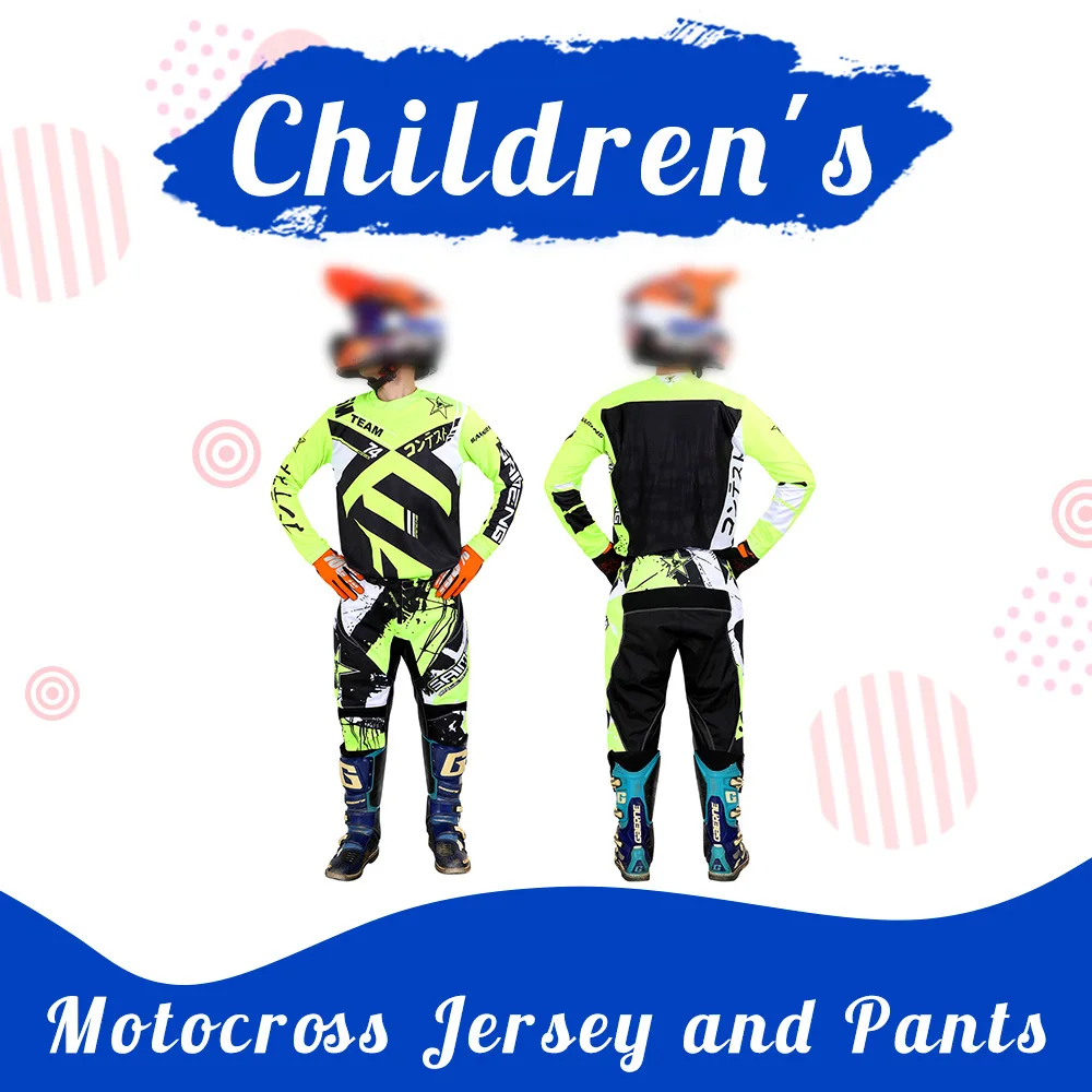 racing suit Youth children Dirt Bike Jersey Pant Kits Motocross mountain Downhill Motorcycle kid Off-road boy girl MX MTB
racing suit Youth children Dirt Bike Jersey Pant Kits Motocross mountain Downhill Motorcycle kid Off-road boy girl MX MTB