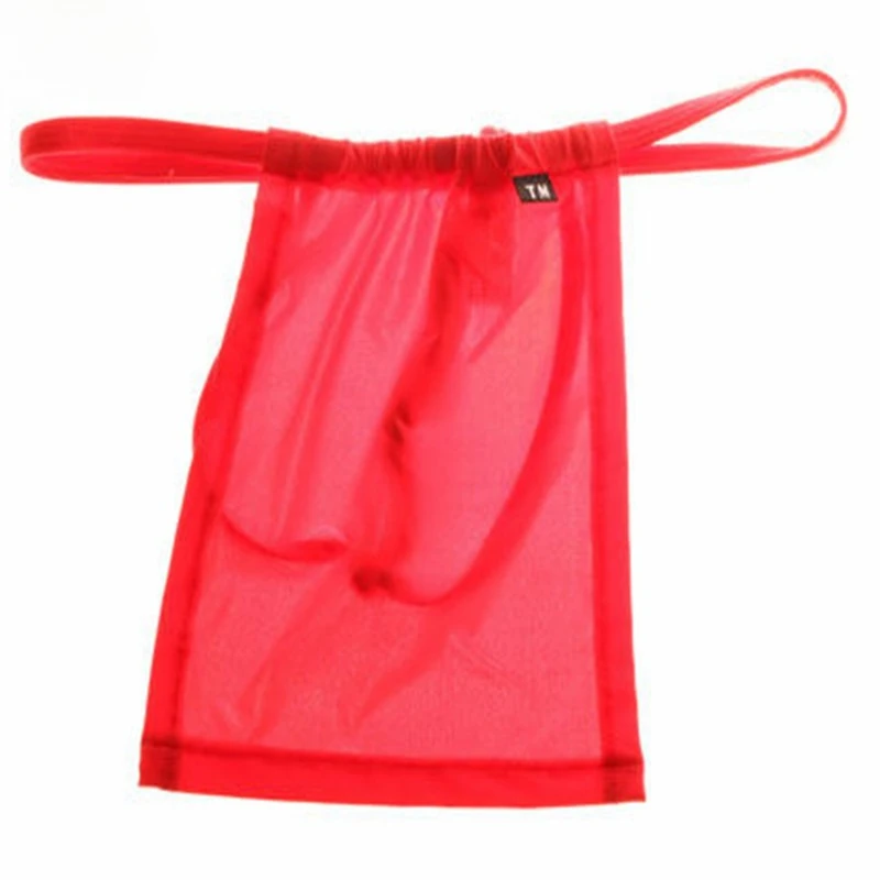 New Men's Nylon Mesh Thong Sexy Thin Elastic Comfortable Low-rise T-back Underwear
New Men's Nylon Mesh Thong Sexy Thin Elastic Comfortable Low-rise T-back Underwear