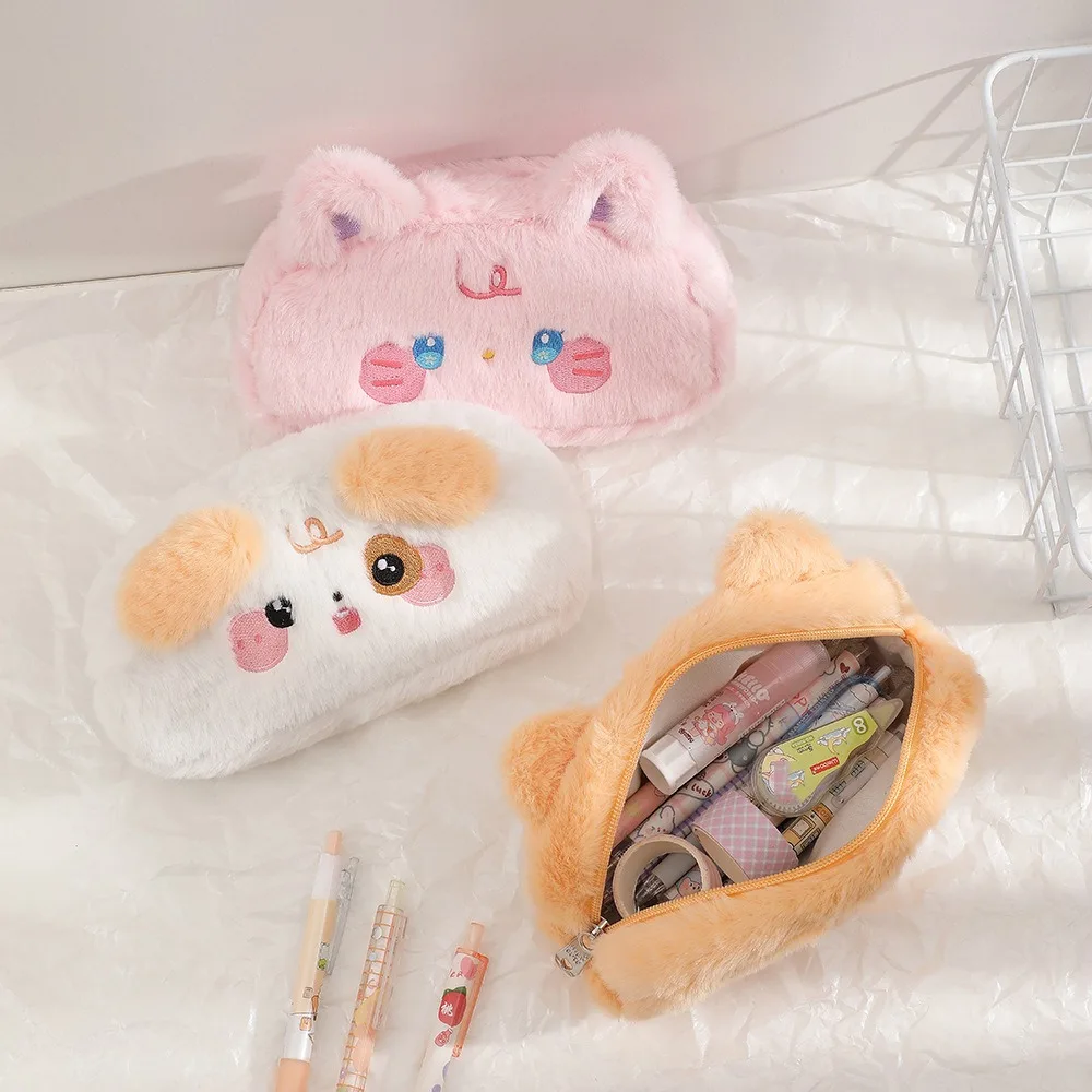 Storage Bag Large Capacity Plush Pen Bag Dog Rabbit Cartoon Dog Pencil Case Kawaii Cute Stationery Storage Bag Cosmetic Bag
Storage Bag Large Capacity Plush Pen Bag Dog Rabbit Cartoon Dog Pencil Case Kawaii Cute Stationery Storage Bag Cosmetic Bag