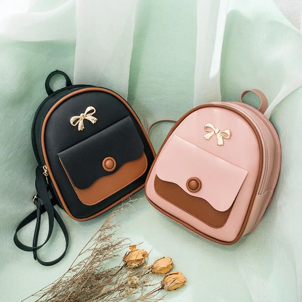 Cute PU Leather Women Bow Backpack Graceful Large Capacity Shoulder Bag Handbag Korean Style Small School Bag Travel
Cute PU Leather Women Bow Backpack Graceful Large Capacity Shoulder Bag Handbag Korean Style Small School Bag Travel