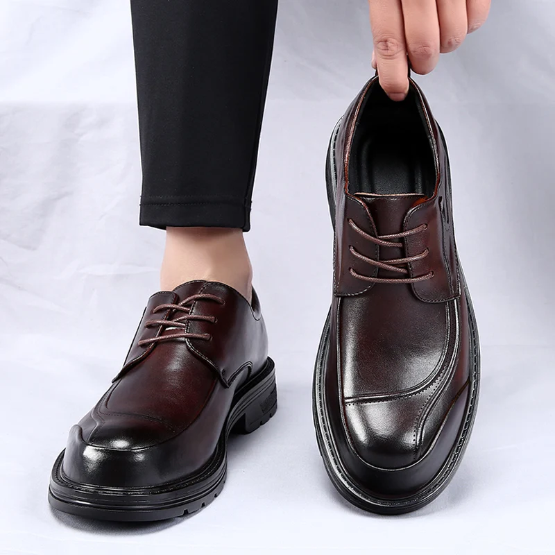 New Comfort Men's Business Dress Oxford Casual Shoes Brand Black Classic Comfort Fashion Derby Shoes Luxury Leather Shoes
New Comfort Men's Business Dress Oxford Casual Shoes Brand Black Classic Comfort Fashion Derby Shoes Luxury Leather Shoes