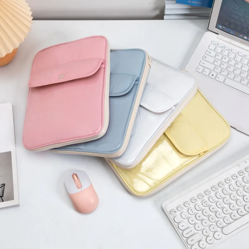 Korean Vertical Tablet Sleeve Large Capacity Snap Closure Bag for IPad Stylish INS Casual Solid Color Carry Case for Girls
Korean Vertical Tablet Sleeve Large Capacity Snap Closure Bag for IPad Stylish INS Casual Solid Color Carry Case for Girls