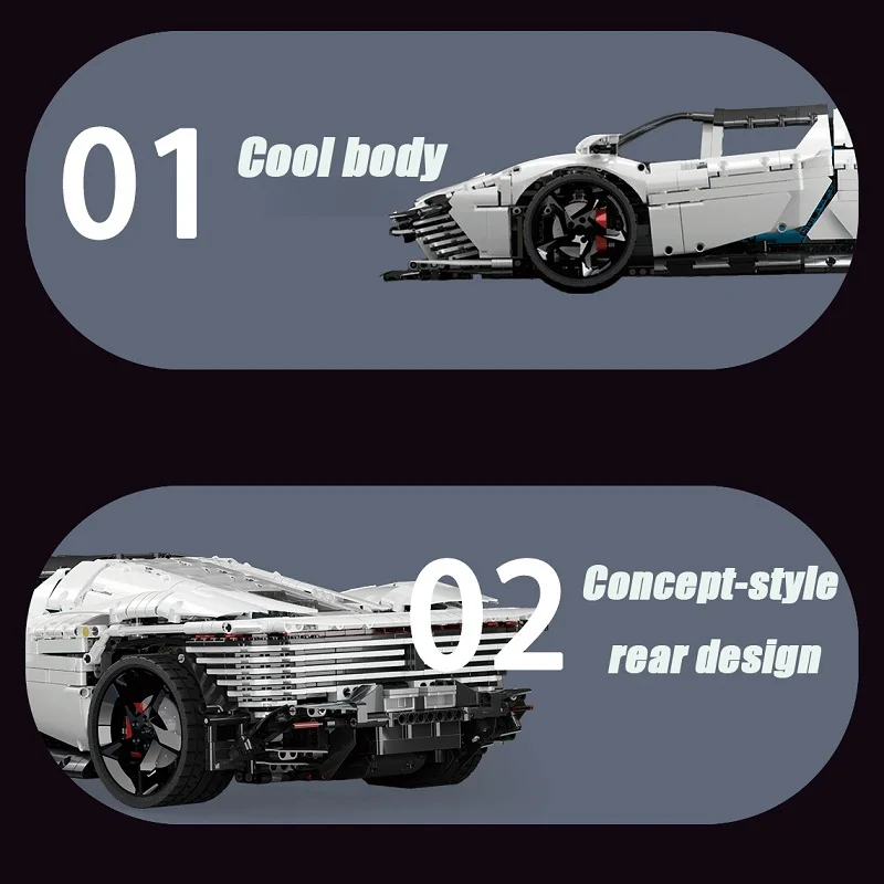 3835 collectible assembled building blocks MOC10041 high-tech supercar model display toy building blocks building blocks
3835 collectible assembled building blocks MOC10041 high-tech supercar model display toy building blocks building blocks
