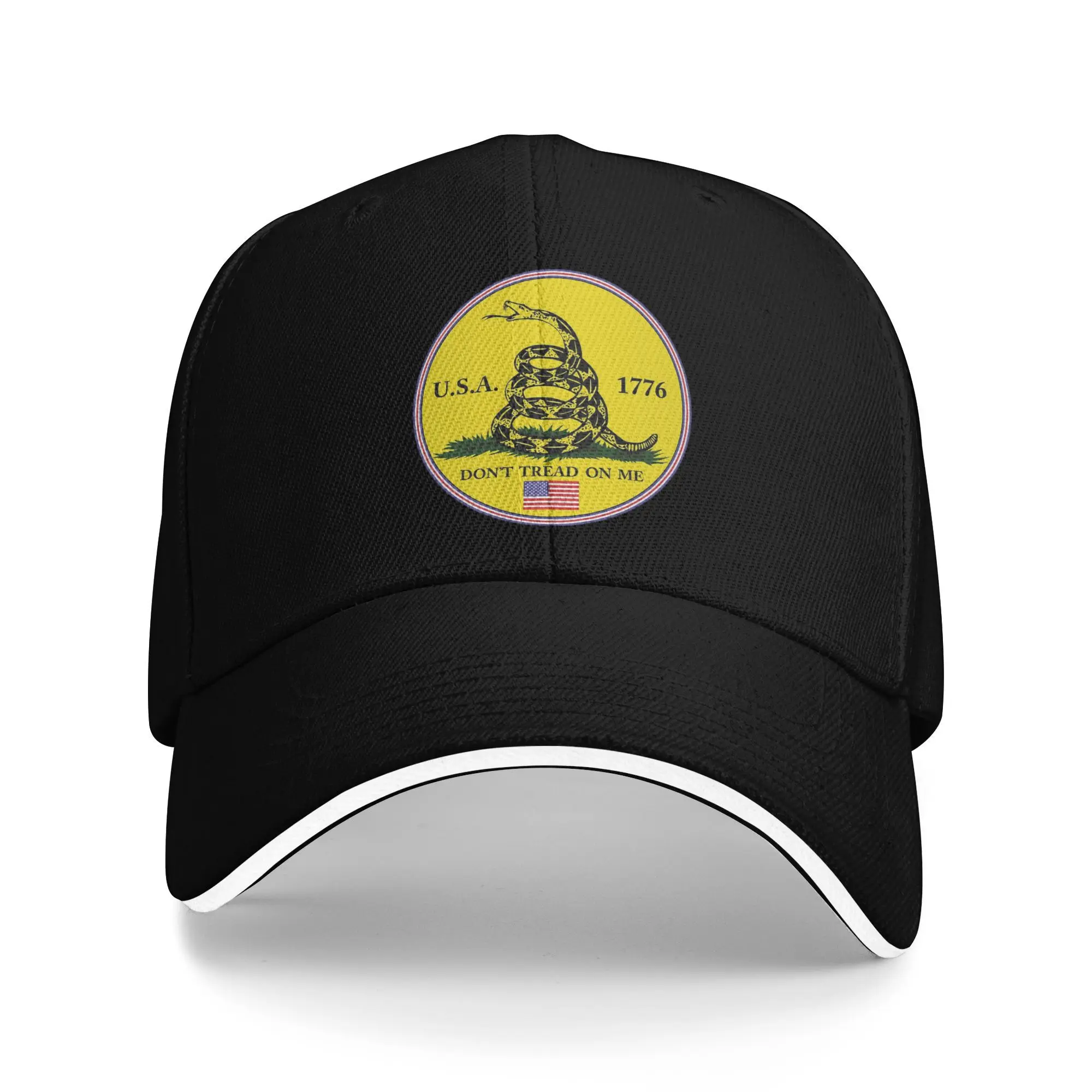 Gadsden Don't Tread on Me USA Flag Sandwich Hats Fitted Baseball Cap Gadsden Flag Trucker Hat Adjustable Golf Hats Autumn
Gadsden Don't Tread on Me USA Flag Sandwich Hats Fitted Baseball Cap Gadsden Flag Trucker Hat Adjustable Golf Hats Autumn