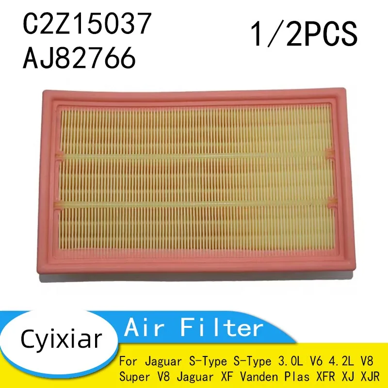 Car Air Filter for Jaguar S-Type AJ82766 S-Type 3.0L V6 4.2L V8 Super V8 Jaguar XF Vanden Plas XFR XJ XJR C2Z15037
Car Air Filter for Jaguar S-Type AJ82766 S-Type 3.0L V6 4.2L V8 Super V8 Jaguar XF Vanden Plas XFR XJ XJR C2Z15037