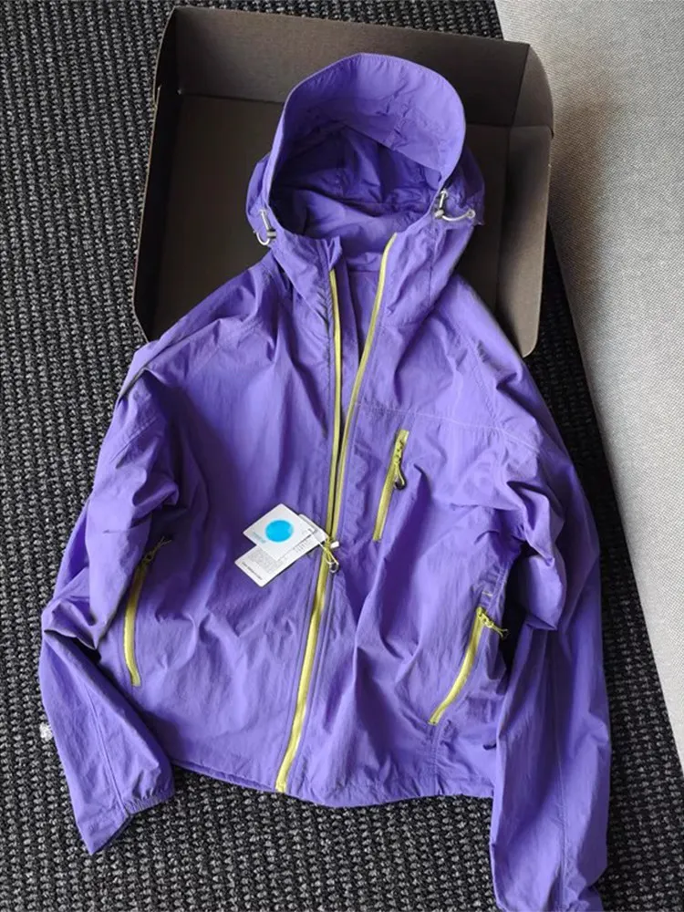 Men's Purple Hooded Lightweight Waterproof Summer Jacket UPF50 Outdoor Cycling Coat Quick Dry Breathable Windproof Shirt
Men's Purple Hooded Lightweight Waterproof Summer Jacket UPF50 Outdoor Cycling Coat Quick Dry Breathable Windproof Shirt