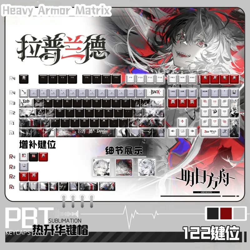 Arknights Lappland · Saluzzo Game Theme Keycaps Cherry Profile Mechanical Keyboard Anime Cartoon Cute Personality Gift Keycaps
Arknights Lappland · Saluzzo Game Theme Keycaps Cherry Profile Mechanical Keyboard Anime Cartoon Cute Personality Gift Keycaps