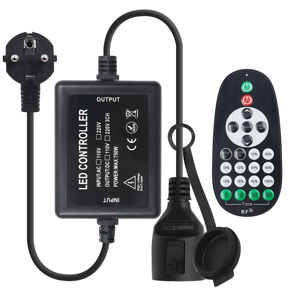 Dimmable LED Light Controller 220V 110V Remote US EU UK AU Power Kit 750W Driver LED Strip Christmas String Lights Bulb Dimmer
Dimmable LED Light Controller 220V 110V Remote US EU UK AU Power Kit 750W Driver LED Strip Christmas String Lights Bulb Dimmer