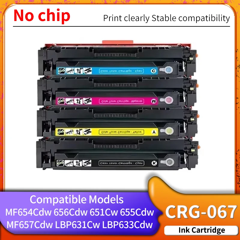 Без чипа CRG-067 crg067 067 Совместимый тонер-картридж для CANON MF657Cdw LBP631Cw LBP633Cdw MF654Cdw MF656Cdw MF651Cw MF655Cdw
Без чипа CRG-067 crg067 067 Совместимый тонер-картридж для CANON MF657Cdw LBP631Cw LBP633Cdw MF654Cdw MF656Cdw MF651Cw MF655Cdw
