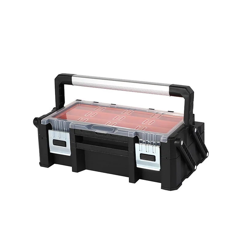 New Portable Aluminum Alloy Handle Toolbox Pp Plastic Household Multifunctional Parts Screw Elements
New Portable Aluminum Alloy Handle Toolbox Pp Plastic Household Multifunctional Parts Screw Elements