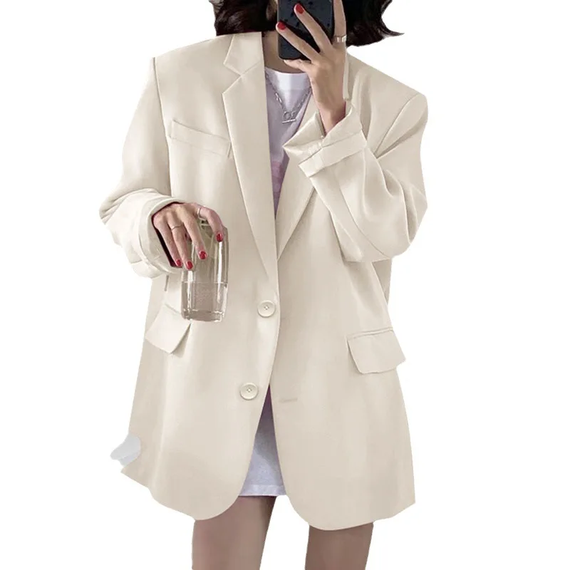 Kaki Color Small Suit Jacket Women's British Style Fashion Design Casual Polyester Ladies' Suit Coat Spring Autumn Season
Kaki Color Small Suit Jacket Women's British Style Fashion Design Casual Polyester Ladies' Suit Coat Spring Autumn Season