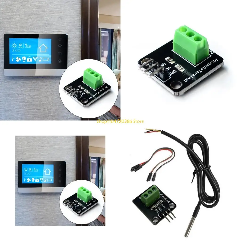 K0EA DS18B20 High Accuracy Temperature Sensorings Module 55℃ to +257℉ for Electronics
K0EA DS18B20 High Accuracy Temperature Sensorings Module 55℃ to +257℉ for Electronics