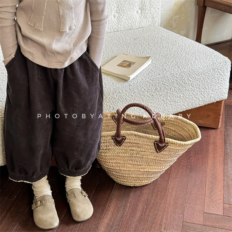 2024 Autumn New Children Corduroy Trousers Solid Baby Girls Lace Wide Leg Pants Toddler Girls Loose Casual Pants Kids Clothes
2024 Autumn New Children Corduroy Trousers Solid Baby Girls Lace Wide Leg Pants Toddler Girls Loose Casual Pants Kids Clothes
