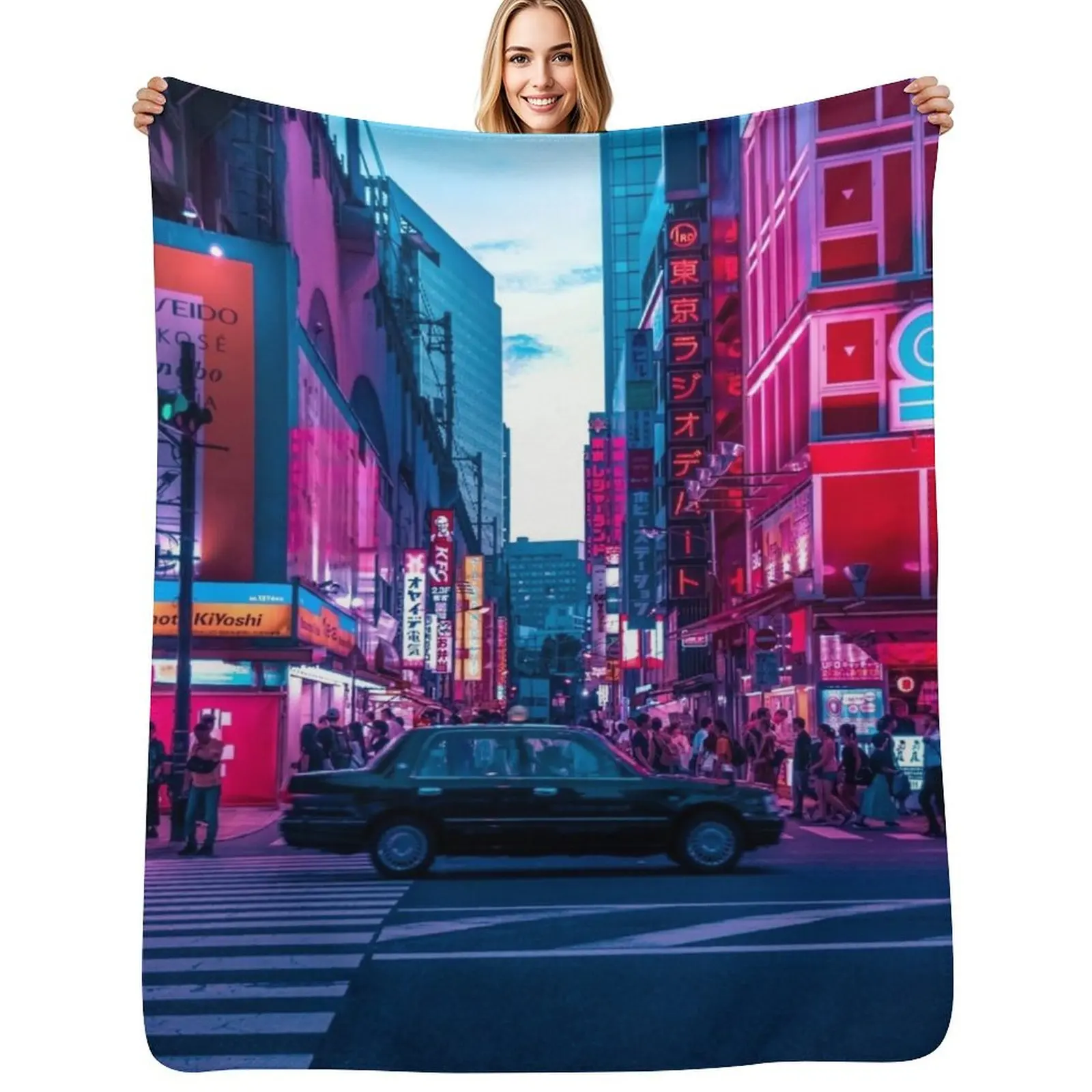 Evening sights of Akihabara Throw Blanket Spring Fall Cozy Throw Blanket for Couch
Evening sights of Akihabara Throw Blanket Spring Fall Cozy Throw Blanket for Couch
