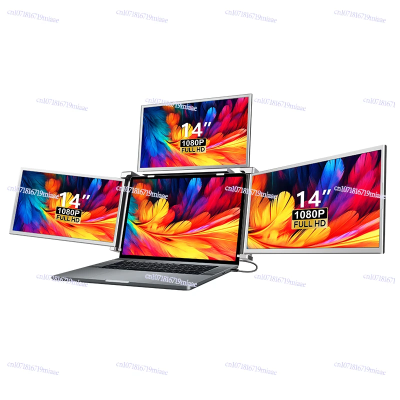Three-screen Portable Monitor, First-line Three-screen Notebook Secondary Screen, Stock Trading Office Expansion Screen
Three-screen Portable Monitor, First-line Three-screen Notebook Secondary Screen, Stock Trading Office Expansion Screen