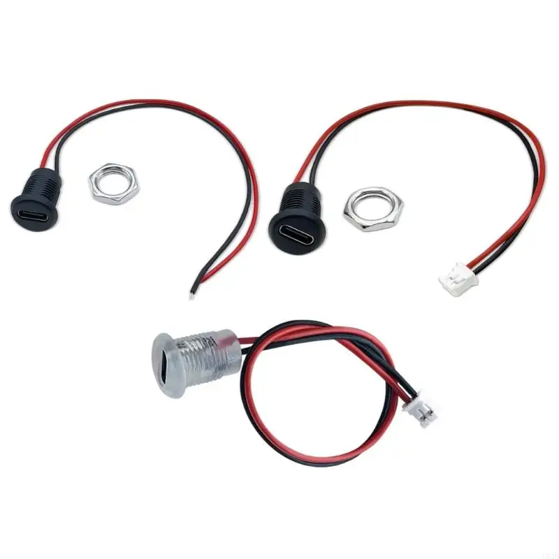 U1JB 5Pcs Waterproof Female Connector Socket Charging Socket USB Type C Female Type 2Pin Connector Charging Device Plug Socket
U1JB 5Pcs Waterproof Female Connector Socket Charging Socket USB Type C Female Type 2Pin Connector Charging Device Plug Socket
