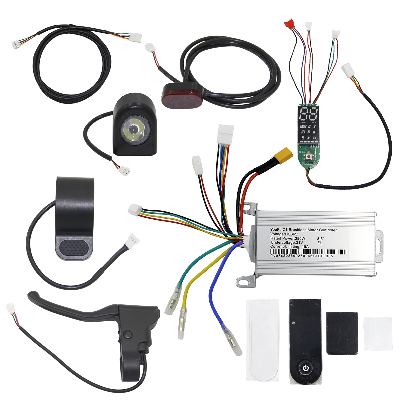 36V 15A 350W Controlle set for 8.5inch scooter spare parts replacement parts
36V 15A 350W Controlle set for 8.5inch scooter spare parts replacement parts