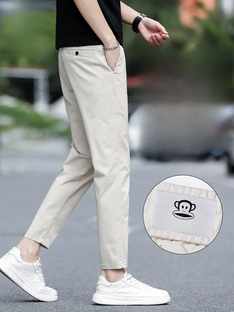 PaulFrank Casual Slim Fit Men's West Pants Summer Thin Busin Straight Leg Nine Points Suit Pants Comfortable All-Match
PaulFrank Casual Slim Fit Men's West Pants Summer Thin Busin Straight Leg Nine Points Suit Pants Comfortable All-Match