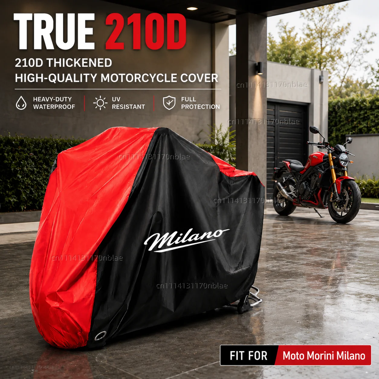 For Moto Morini Milano 2018-2026 210D Motorcycle Cover Waterproof Fabric All Season Dustproof UV Protection Moto Rain Cover
For Moto Morini Milano 2018-2026 210D Motorcycle Cover Waterproof Fabric All Season Dustproof UV Protection Moto Rain Cover