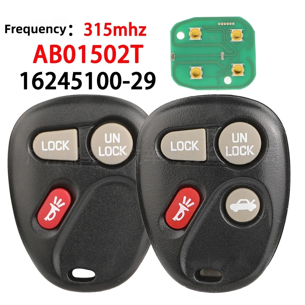 AB01502T подходит для 3/4 ключа Buick Chevrolet Gmc сплит дистанционного управления автомобильным ключом частоты 315 МГц 
AB01502T подходит для 3/4 ключа Buick Chevrolet Gmc сплит дистанционного управления автомобильным ключом частоты 315 МГц