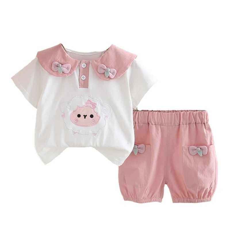 New Summer Baby Girls Clothes Suit Children Short Sleeved T-Shirt Shorts 2Pcs/Sets Kids Clothing Infant Cartoon Casual Costume
New Summer Baby Girls Clothes Suit Children Short Sleeved T-Shirt Shorts 2Pcs/Sets Kids Clothing Infant Cartoon Casual Costume