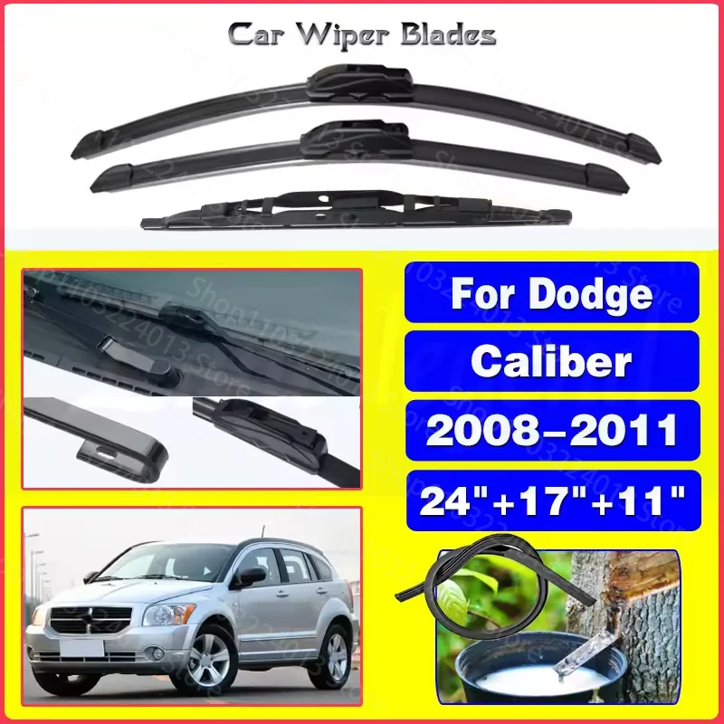 For Dodge Caliber 2008 2009 2010 2011 Front Rear Wiper Blades Brushes Cutter Accessories J Hook Silent upgrade version
For Dodge Caliber 2008 2009 2010 2011 Front Rear Wiper Blades Brushes Cutter Accessories J Hook Silent upgrade version